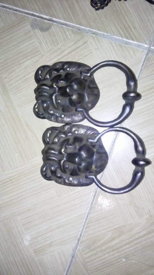 Handel Pintu Kuno Antik Besi Hitam
