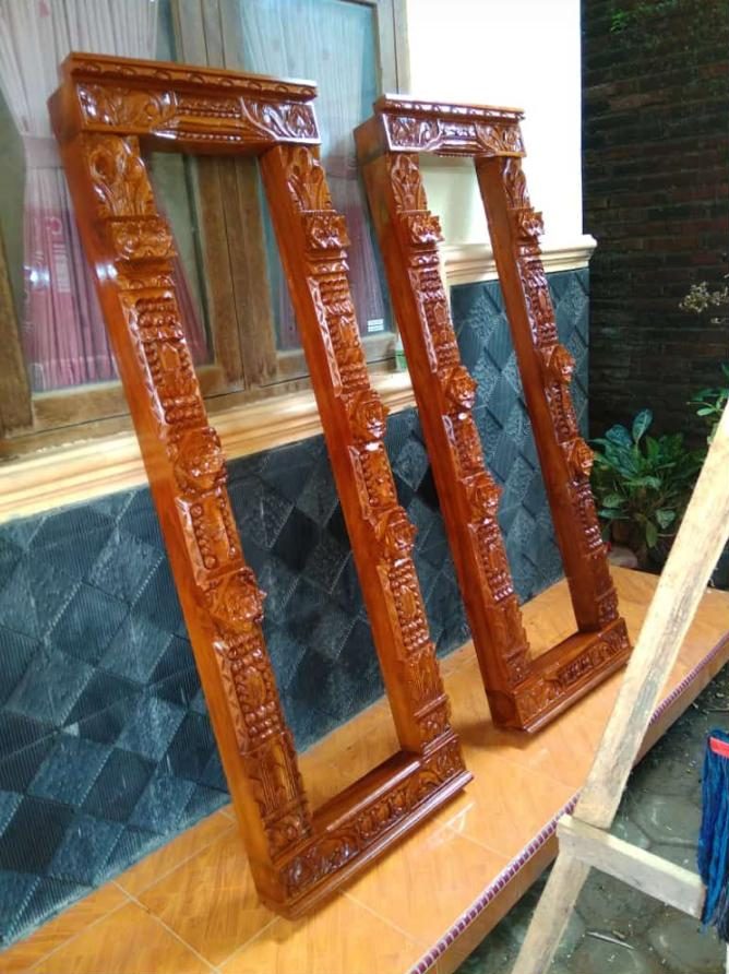 Jendela Ukir Jepara Kayu Jati Model Terbaru